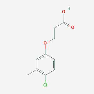 molecular formula C10H11ClO3 B2770243 3-(4-Chloro-3-methylphenoxy)propanoic acid CAS No. 91900-30-0
