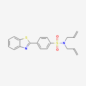 N,N-diallyl-4-(benzo[d]thiazol-2-yl)benzenesulfonamide