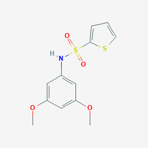 molecular formula C12H13NO4S2 B277027 N-(3,5-dimethoxyphenyl)-2-thiophenesulfonamide 