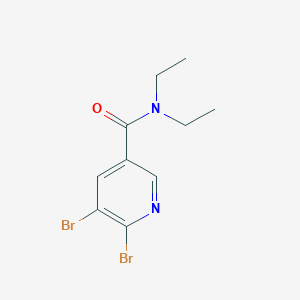 5,6-dibromo-N,N-diethylpyridine-3-carboxamide