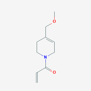 molecular formula C10H15NO2 B2770303 1-[4-(Methoxymethyl)-1,2,3,6-tetrahydropyridin-1-yl]prop-2-en-1-one CAS No. 1592756-05-2