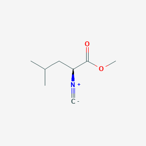 molecular formula C8H13NO2 B2770307 methyl (2S)-2-isocyano-4-methylpentanoate CAS No. 158340-98-8