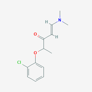 4-(2-Chlorophenoxy)-1-(dimethylamino)-1-penten-3-one