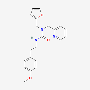 1-(Furan-2-ylmethyl)-3-(4-methoxyphenethyl)-1-(pyridin-2-ylmethyl)urea