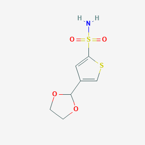 4-(1,3-Dioxolan-2-yl)thiophene-2-sulfonamide
