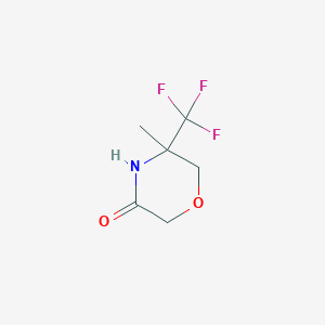 5-Methyl-5-(trifluoromethyl)morpholin-3-one