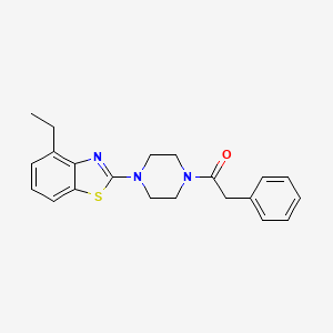 4-Ethyl-2-[4-(phenylacetyl)piperazin-1-yl]-1,3-benzothiazole
