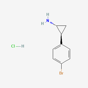 (trans)-2-(4-Bromophenyl)cyclopropanamine hydrochloride