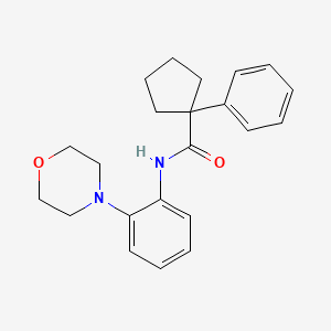 N-(2-Morpholin-4-ylphenyl)(phenylcyclopentyl)formamide