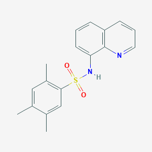 2,4,5-trimethyl-N-(quinolin-8-yl)benzene-1-sulfonamide