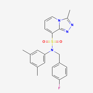 4-{[1-(cyclobutylcarbonyl)piperidin-3-yl]methoxy}-N-cyclopropylbenzamide