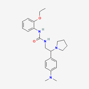 1-(2-(4-(Dimethylamino)phenyl)-2-(pyrrolidin-1-yl)ethyl)-3-(2-ethoxyphenyl)urea