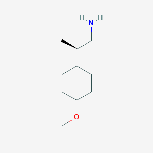(2R)-2-(4-Methoxycyclohexyl)propan-1-amine