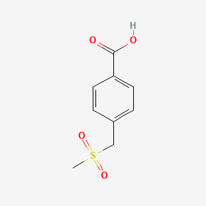 molecular formula C9H10O4S B2770477 4-(Methanesulfonylmethyl)benzoic acid CAS No. 199535-00-7