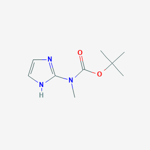 molecular formula C9H15N3O2 B2770482 tert-butyl N-(1H-imidazol-2-yl)-N-methylcarbamate CAS No. 1936593-51-9