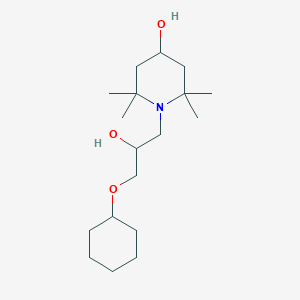 1-(3-(Cyclohexyloxy)-2-hydroxypropyl)-2,2,6,6-tetramethylpiperidin-4-ol