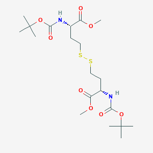Dimethyl 4,4'-disulfanediyl(2S,2'S)-bis(2-((tert-butoxycarbonyl)amino)butanoate)