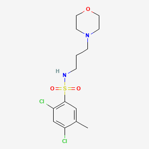 2,4-Dichloro-5-methyl-N-(3-morpholin-4-yl-propyl)-benzenesulfonamide