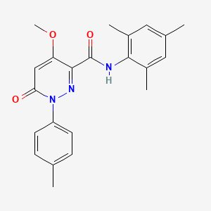 N-mesityl-4-methoxy-6-oxo-1-(p-tolyl)-1,6-dihydropyridazine-3-carboxamide
