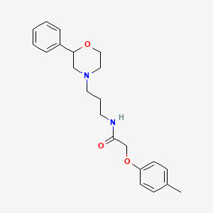 N-(3-(2-phenylmorpholino)propyl)-2-(p-tolyloxy)acetamide