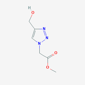 Methyl 2-(4-(hydroxymethyl)-1H-1,2,3-triazol-1-yl)acetate