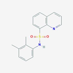 molecular formula C17H16N2O2S B277056 N-(2,3-dimethylphenyl)quinoline-8-sulfonamide 