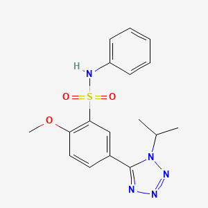 5-(1-isopropyl-1H-tetrazol-5-yl)-2-methoxy-N-phenylbenzenesulfonamide