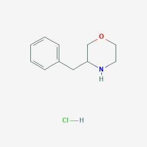 B2770597 3-Benzylmorpholine hydrochloride CAS No. 1172897-29-8; 7684-27-7
