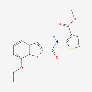 Methyl 2-(7-ethoxybenzofuran-2-carboxamido)thiophene-3-carboxylate