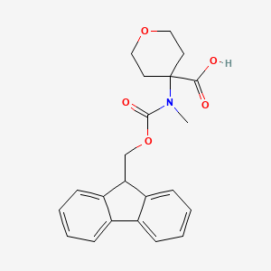 4-({[(9H-fluoren-9-yl)methoxy]carbonyl}(methyl)amino)oxane-4-carboxylic acid