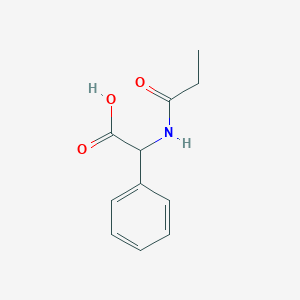 2-Phenyl-2-propanamidoacetic acid