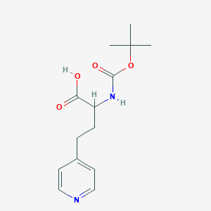 2-Tert-butoxycarbonylamino-4-pyridin-4-YL-butyric acid
