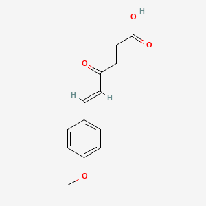(E)-6-(4-methoxyphenyl)-4-oxo-5-hexenoic acid