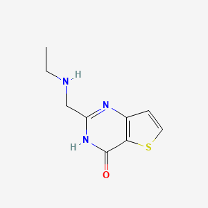 molecular formula C9H11N3OS B2770671 2-[(Ethylamino)methyl]thieno[3,2-D]pyrimidin-4(3H)-one CAS No. 1011416-22-0