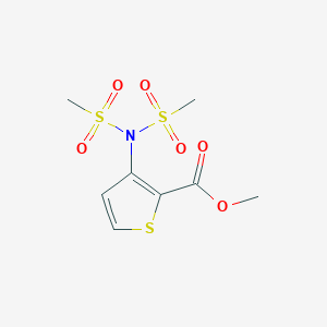 Methyl 3-[bis(methylsulfonyl)amino]thiophene-2-carboxylate