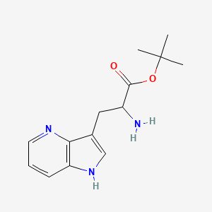 Tert-butyl 2-amino-3-(1H-pyrrolo[3,2-b]pyridin-3-yl)propanoate