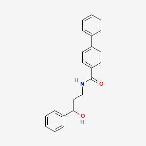 N-(3-hydroxy-3-phenylpropyl)-[1,1'-biphenyl]-4-carboxamide