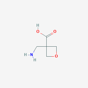 molecular formula C5H9NO3 B2770707 3-(Aminomethyl)oxetane-3-carboxylic acid CAS No. 1526540-96-4