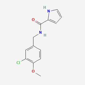 N-(3-chloro-4-methoxybenzyl)-1H-pyrrole-2-carboxamide