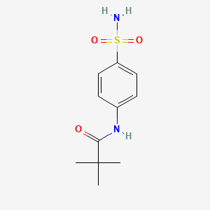 2,2-dimethyl-N-(4-sulfamoylphenyl)propanamide