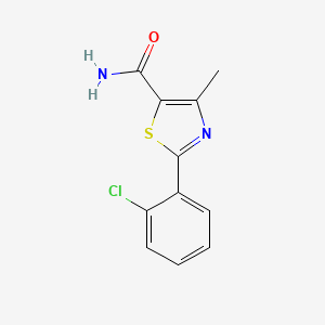 2-(2-Chlorophenyl)-4-methylthiazole-5-carboxamide