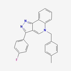 3-(4-fluorophenyl)-5-(4-methylbenzyl)-5H-pyrazolo[4,3-c]quinoline