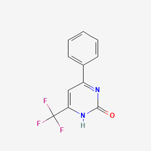 molecular formula C11H7F3N2O B2770802 4-Phenyl-6-(trifluoromethyl)pyrimidin-2-ol CAS No. 67804-93-7
