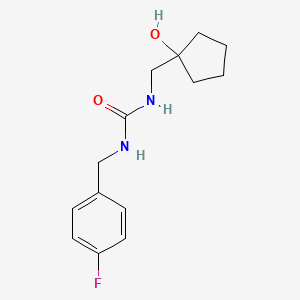 1-(4-Fluorobenzyl)-3-((1-hydroxycyclopentyl)methyl)urea