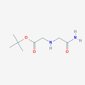 Tert-butyl 2-[(2-amino-2-oxoethyl)amino]acetate