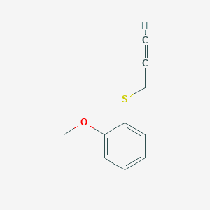 molecular formula C10H10OS B2770838 1-Methoxy-2-(prop-2-yn-1-ylsulfanyl)benzene CAS No. 157506-52-0