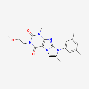8-(3,5-dimethylphenyl)-3-(2-methoxyethyl)-1,7-dimethyl-1H-imidazo[2,1-f]purine-2,4(3H,8H)-dione