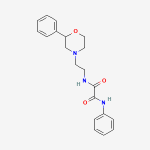 N1-phenyl-N2-(2-(2-phenylmorpholino)ethyl)oxalamide