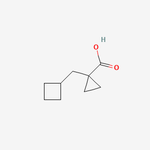 molecular formula C9H14O2 B2770866 1-(Cyclobutylmethyl)cyclopropanecarboxylic acid CAS No. 1510186-77-2