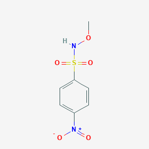 molecular formula C7H8N2O5S B2771056 N-methoxy-4-nitrobenzenesulfonamide CAS No. 211675-81-9
